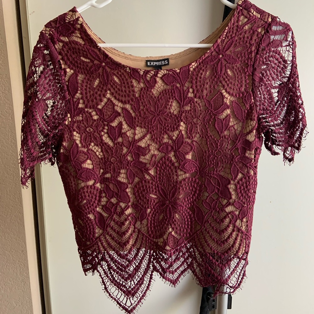 Express Lace Crop Top